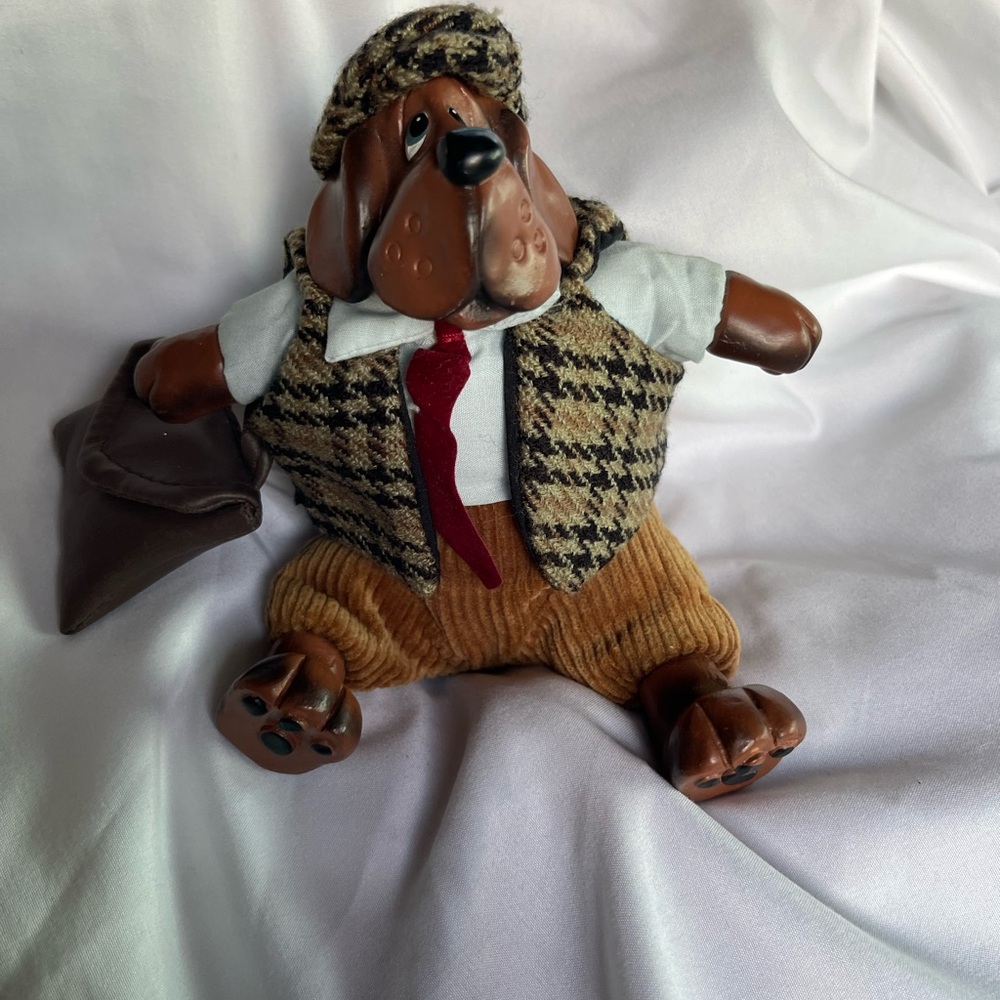 ⭐️Russ Berrie Kathleen Kelly Critter Factory Doll Top Dawg Beanbag Ceramic Face